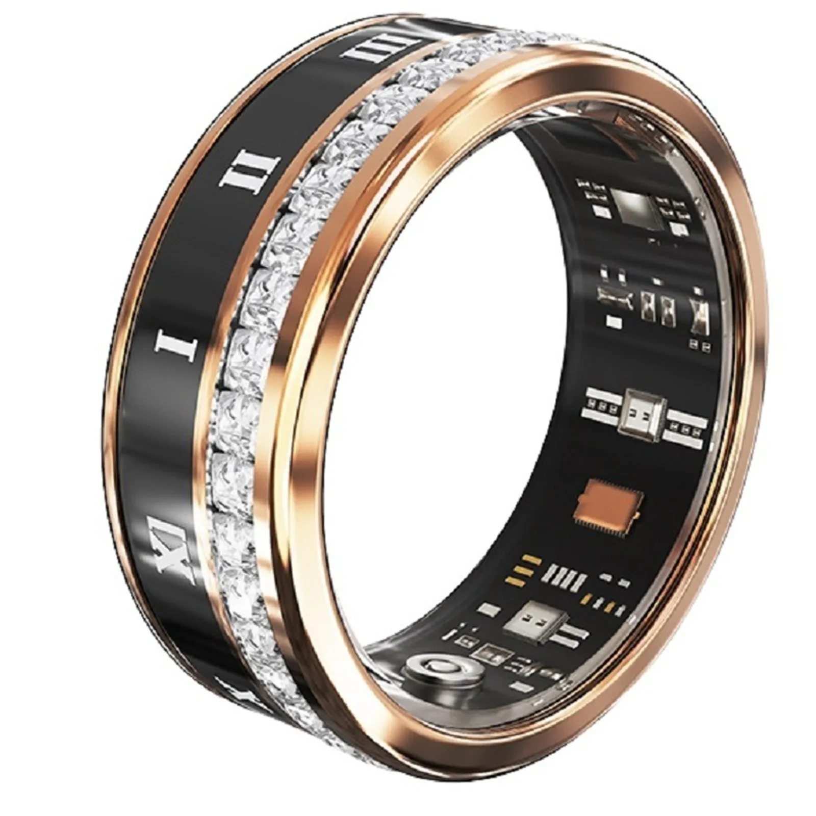 Smart Ring Step Calorie Fitness Monitor - Waterproof Smart Ring Sport Tracker Health