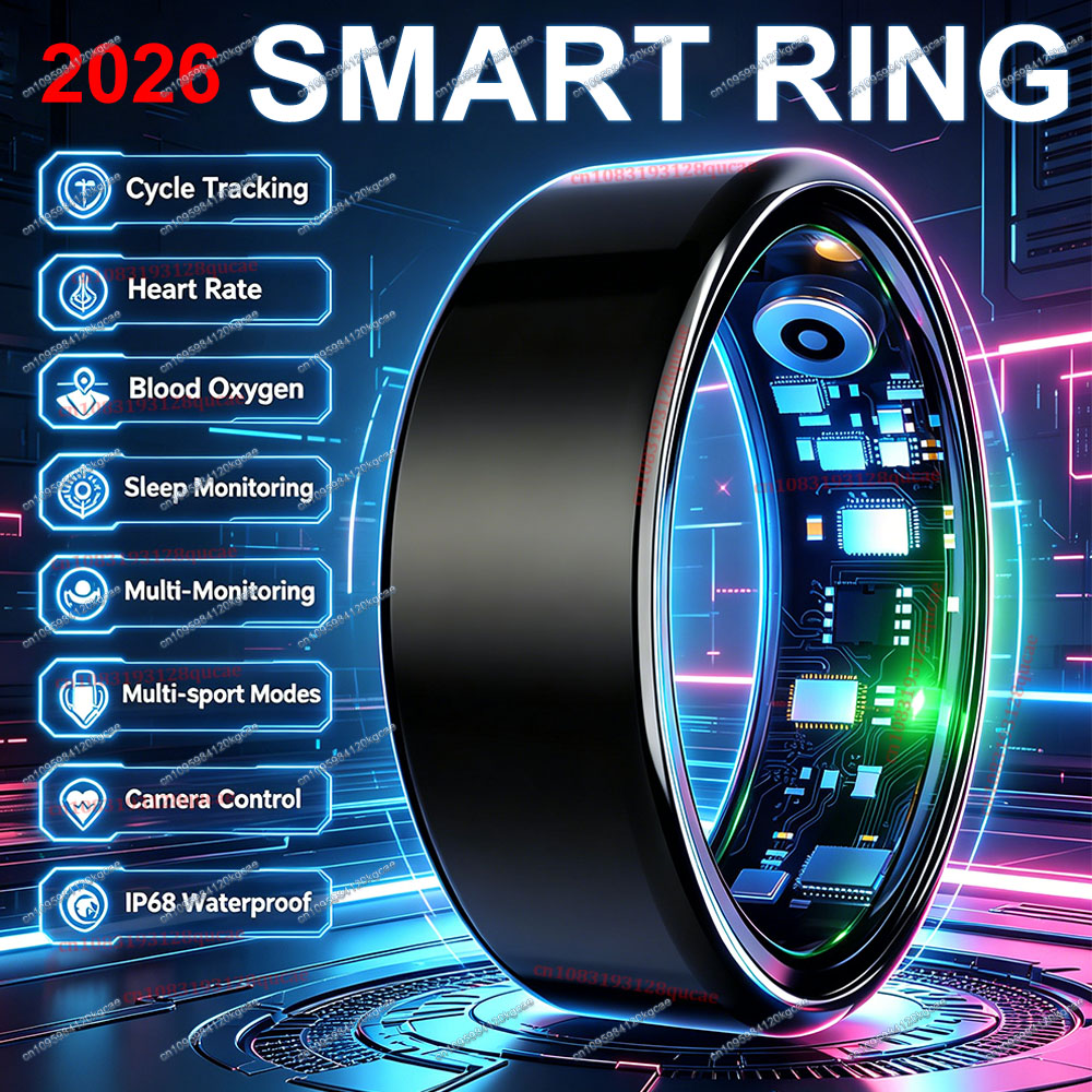 Smart Ring Health Tracker Heart Rate Sleep - New Smart Ring Heart Rate Blood