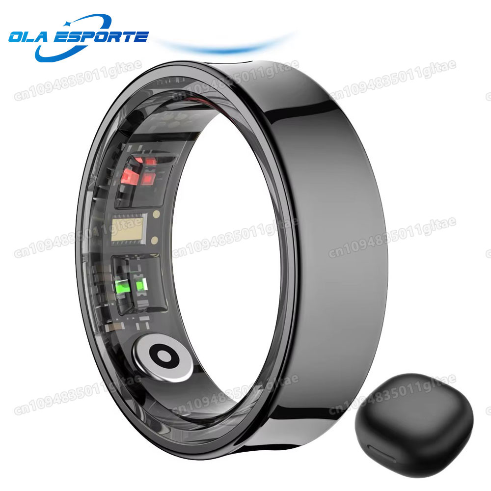Smart Ring Health Tracker Heart Rate Sleep - R10 Smart Ring With Charging Case
