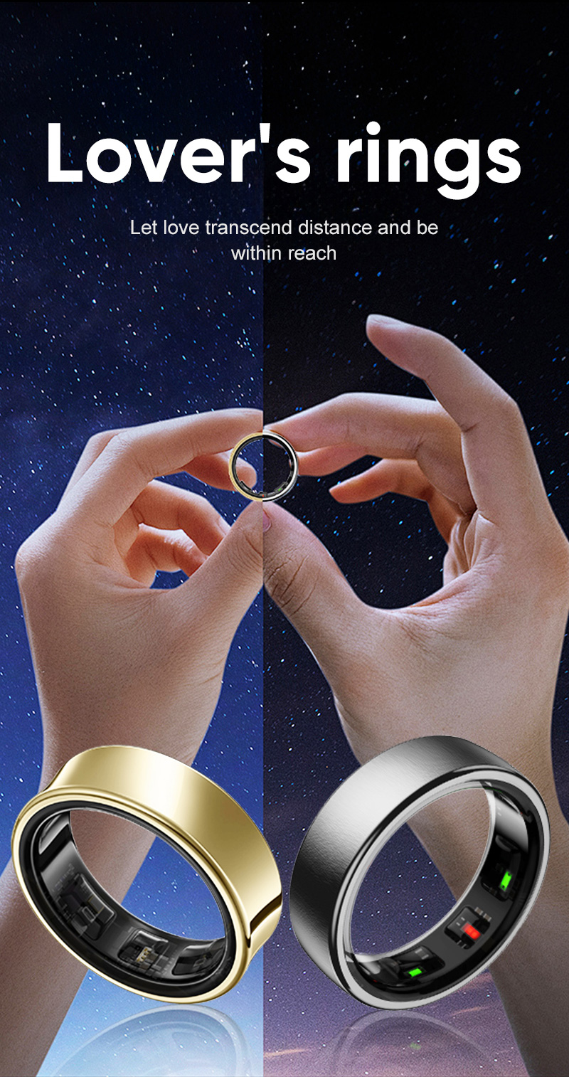 2025 Men Women Smart Ring Heal - đánh giá và giá Smart Ring Blood Oxygen Temperature Sensor