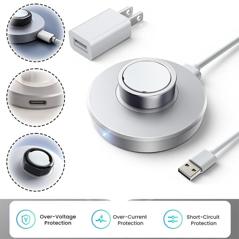 Portable Smart Ring Wireless C - đánh giá và giá Smart Ring Wireless Magnetic Charger Dock