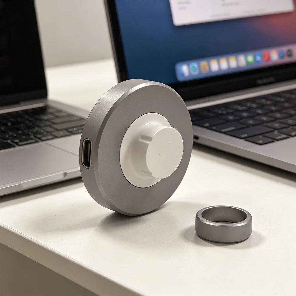 Portable Smart Ring Wireless C - đánh giá và giá Smart Ring Wireless Magnetic Charger Dock
