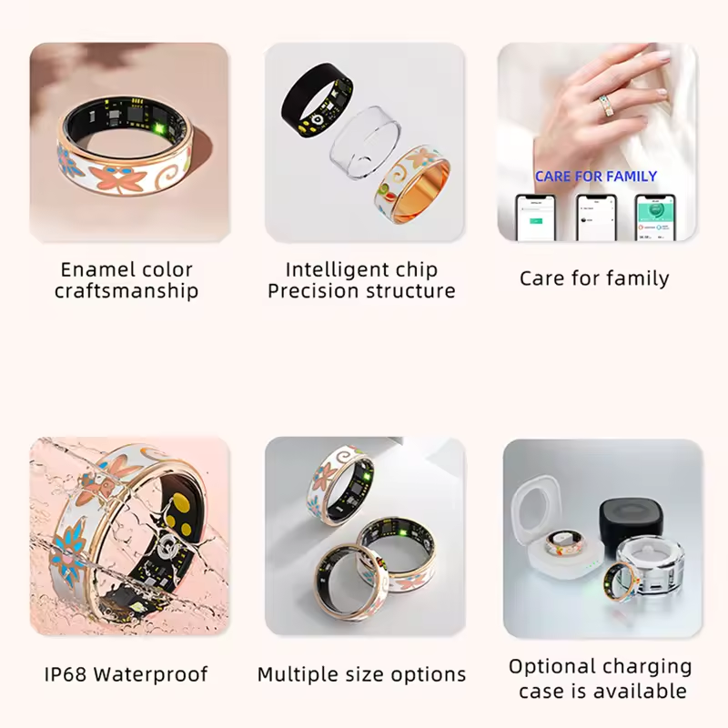 20mAh R18 Smart Ring Color Ena - đánh giá và giá Smart Ring Step Calorie Fitness Monitor