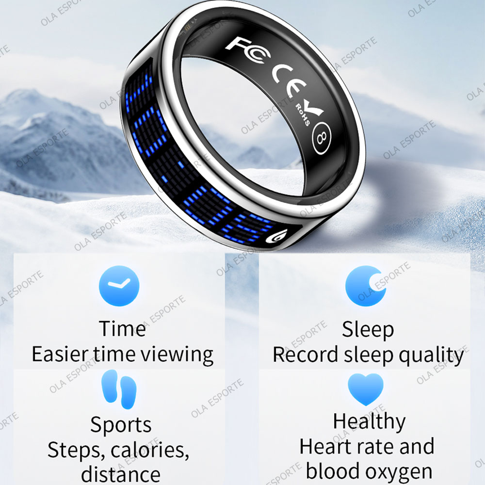 Smart Ring Display Screen Touc - đánh giá và giá Smart Ring Health Tracker Heart Rate Sleep