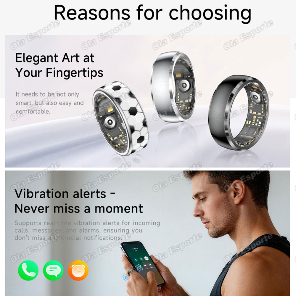 Vibration Alerts Smart Ring Me - đánh giá và giá Smart Ring Step Calorie Fitness Monitor