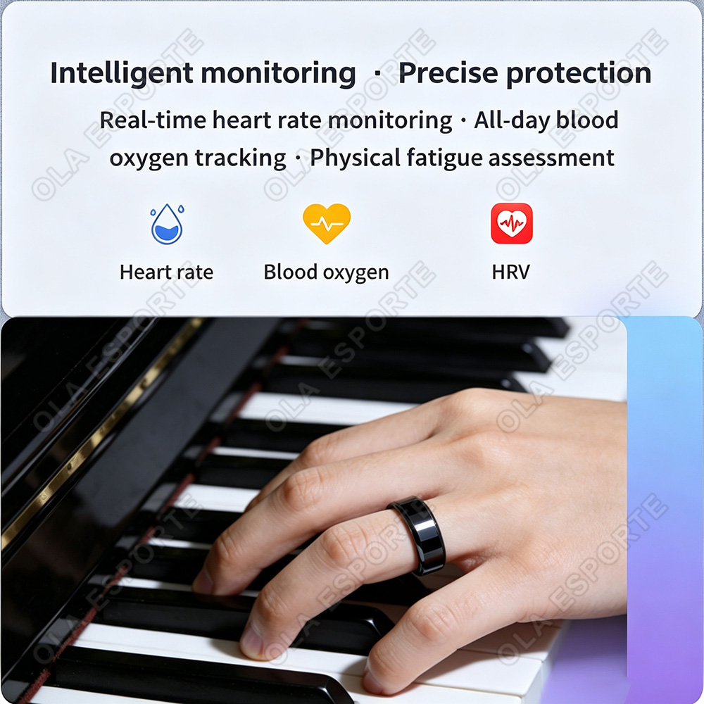 Ceramic Smart Ring Heart Rate  - đánh giá và giá Smart Ring Health Tracker Heart Rate Sleep