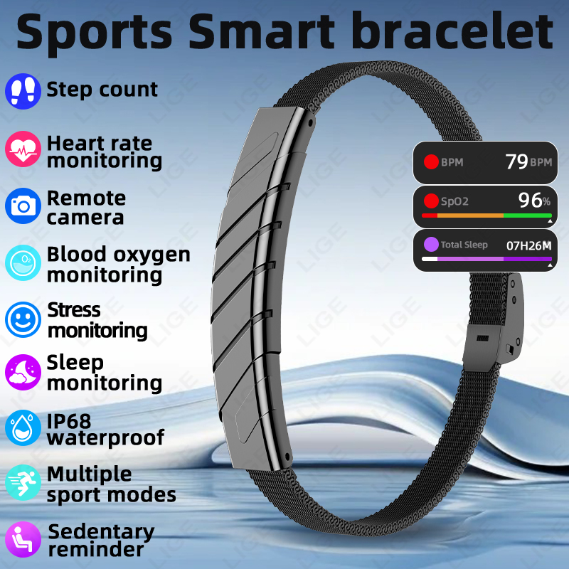 LIGE Casual Smart Bracelet Fit - đánh giá và giá Smart Ring Step Calorie Fitness Monitor
