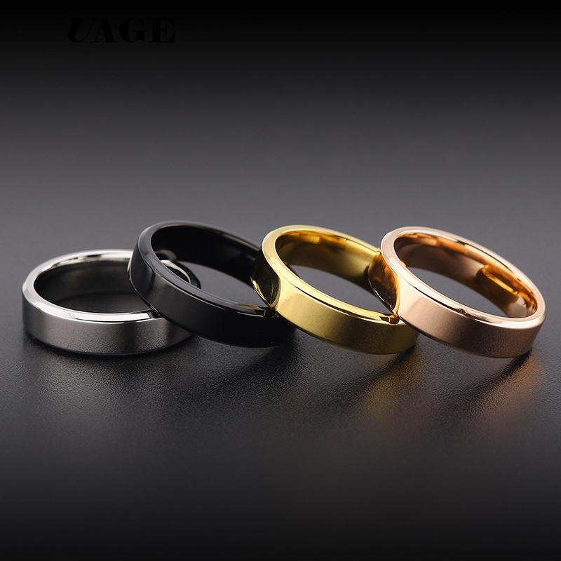 UAGE  High Quality Titanium St - đánh giá và giá Smart Ring Stainless Steel Black Gold