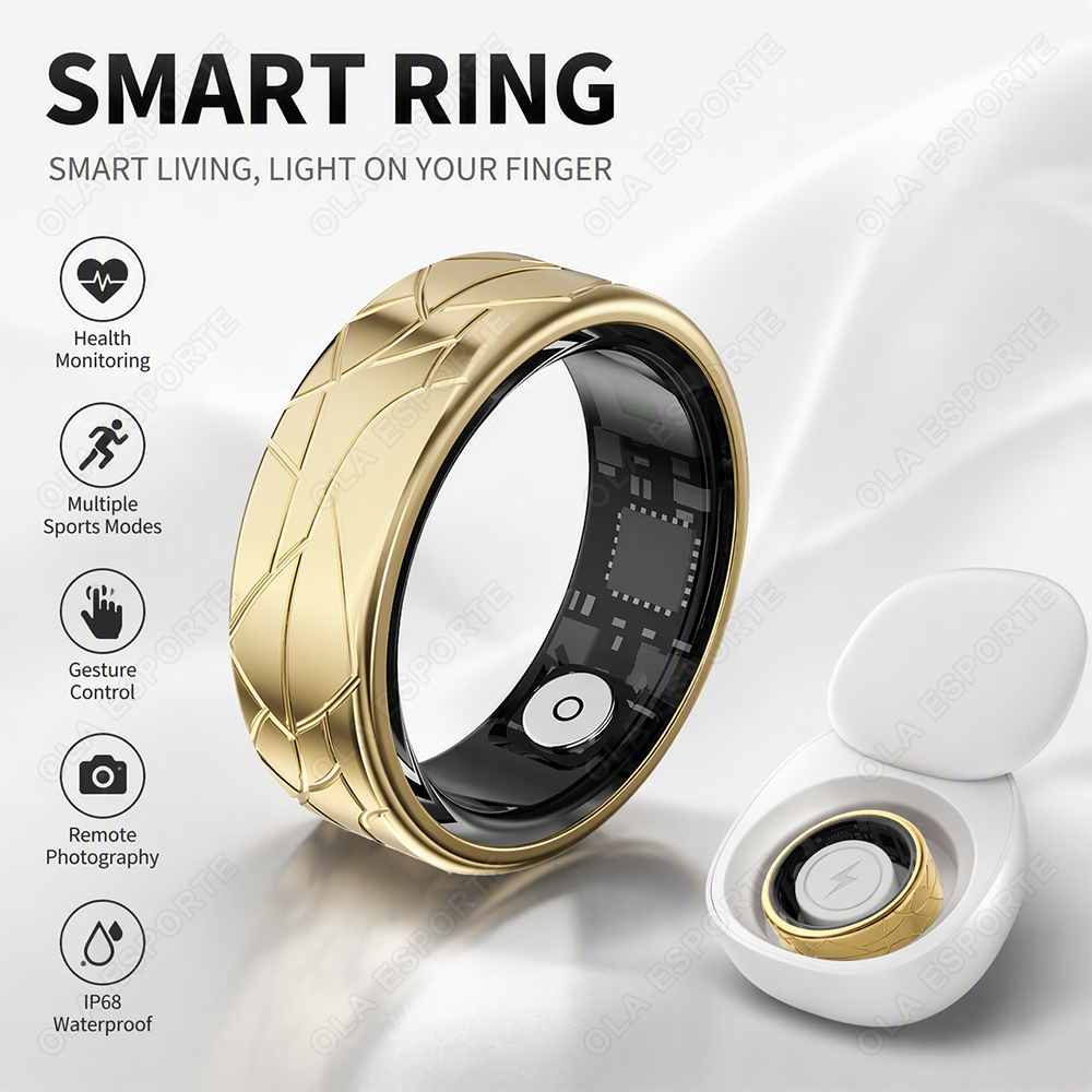 Stainless Steel Smart Ring Wat - đánh giá và giá Smart Ring Health Tracker Heart Rate Sleep