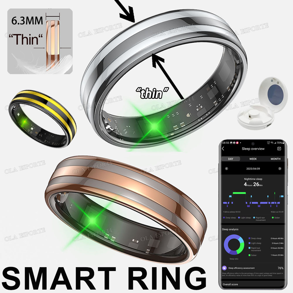 New Smart Ring Heart Rate Stre - đánh giá và giá Smart Ring Health Tracker Heart Rate Sleep