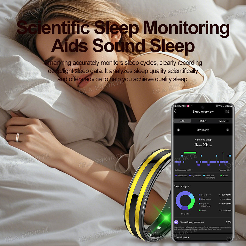 New Smart Ring Heart Rate Stre - đánh giá và giá Smart Ring Health Tracker Heart Rate Sleep
