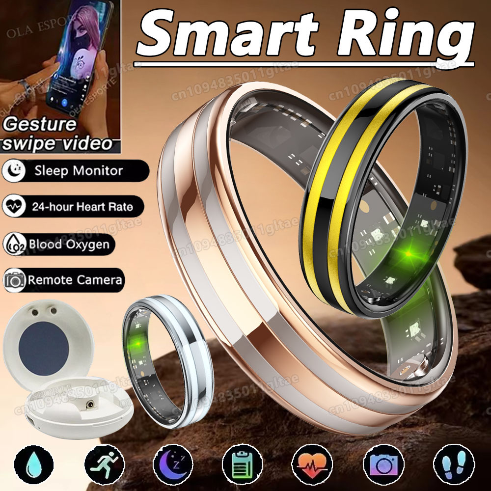 Gesture Sensing Smart Ring Hea - đánh giá và giá Smart Ring Health Tracker Heart Rate Sleep