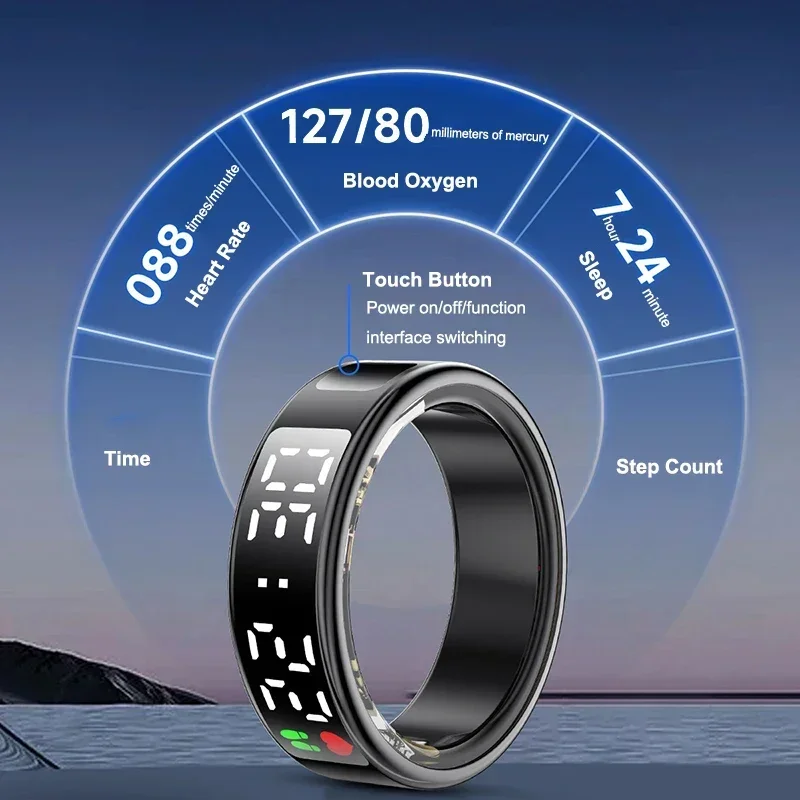Smart Ring For Men Women Multi - đánh giá và giá Smart Ring Health Tracker Heart Rate Sleep