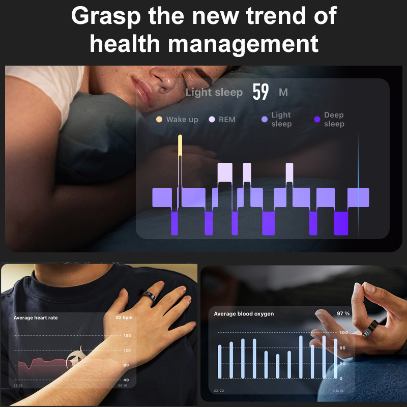 AMZMAX R11C Display Screen Sma - đánh giá và giá Smart Ring Health Tracker Heart Rate Sleep